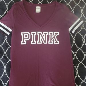 Maroon PINK tee